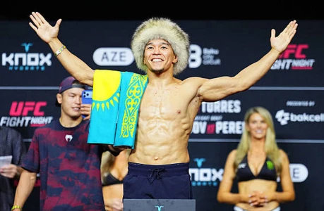 Асу Алмабаев поднялся в рейтинге UFC