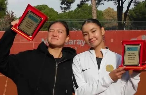 Арыстанбекова и Дюсебай выиграли титул ITF в парном разряде в Мадриде