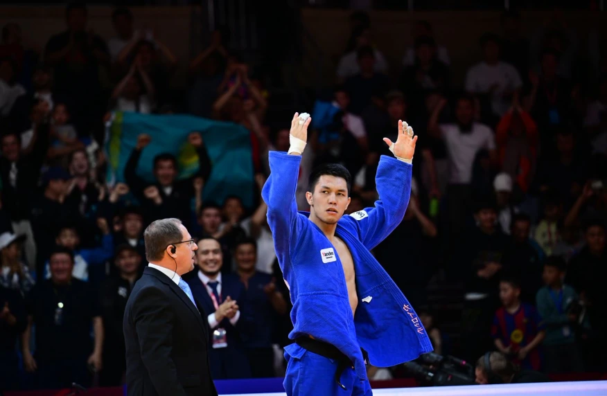 Жалгас Кайролла — чемпион Qazaqstan Barysy Grand Slam по дзюдо!