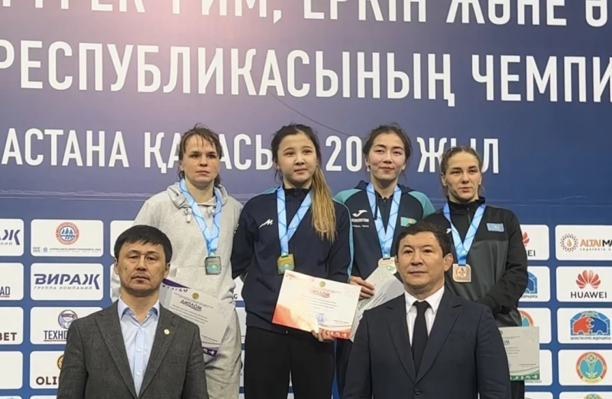 Жәмиля Бақбергенова жаңа салмақта Қазақстан чемпионы атанды. Әйелдер күресінен ел біріншілігінің толық нәтижесі