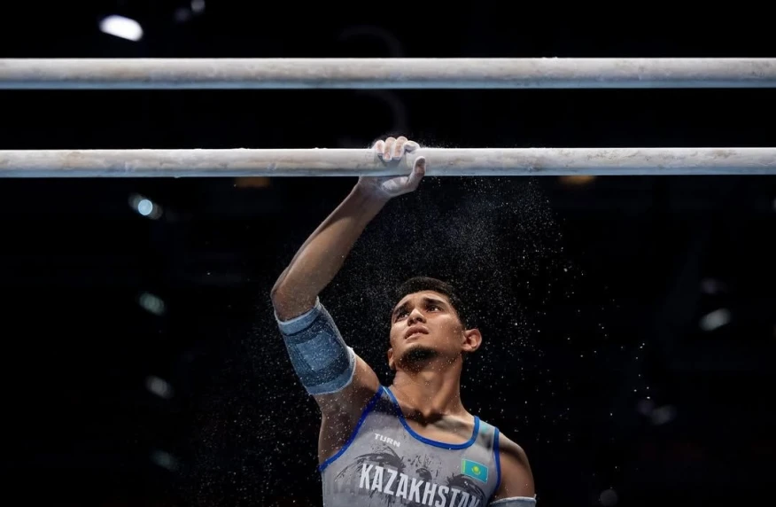 Гимнаст Асан Салимов Мысырдағы әлем кубогының күміс жүлдегері атанды