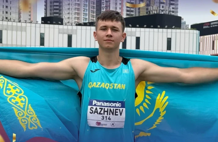 Максим Сажнев — Азия чемпионы және Қазақстан рекордшысы