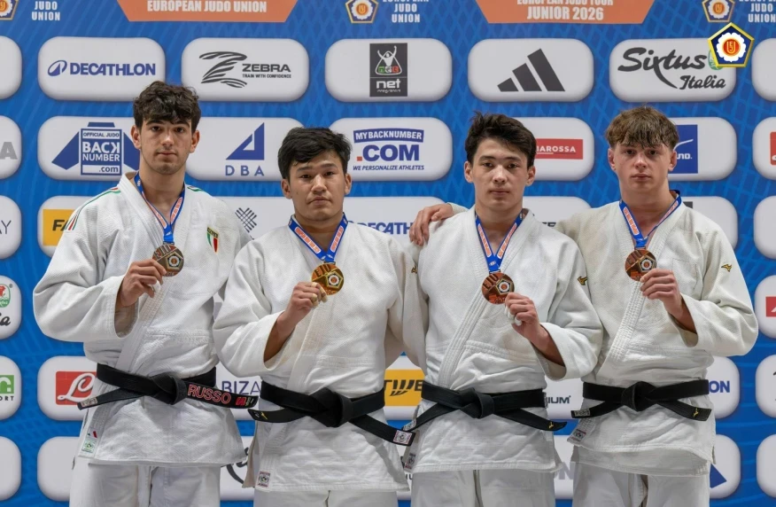 Қазақстандық спортшылар жастар арасындағы дзюдодан Еуропа кубогында төрт медаль жеңіп алды