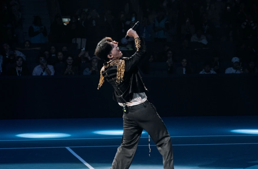 Димаш Кудайберген представил премьеру на ATP 250 Almaty Open