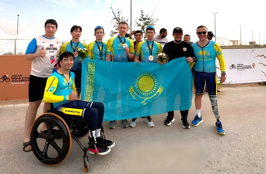 Казахстанцы завоевали 6 медалей на чемпионате Азии по пара велоспорту