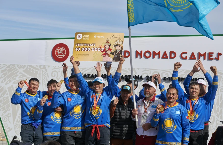 Казахстан впервые выиграл командный зачет Всемирных игр кочевников