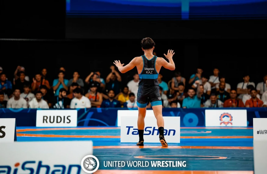 Балуан Қазыбек Қалмағамбетов U20 әлем чемпионатының финалына шықты