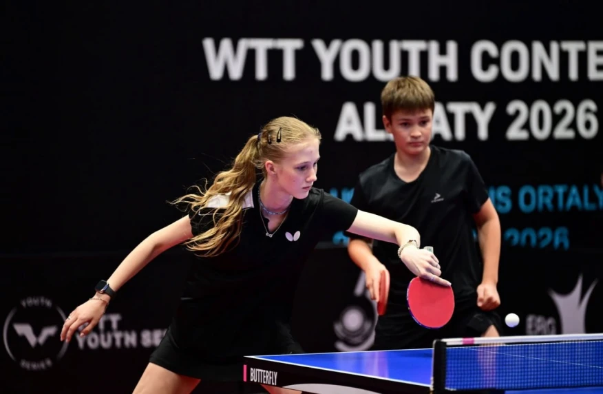 Настольный теннис: Казахстан завоевал первую медаль на турнире WTT Youth Contender в Алматы