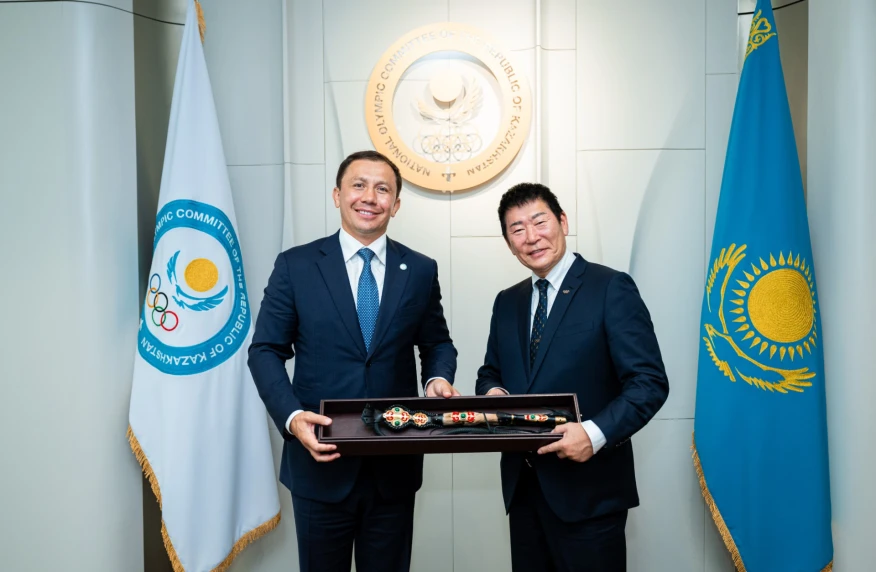 НОК Казахстана провел встречу с руководством World Gymnastics и Asian Gymnastics Union