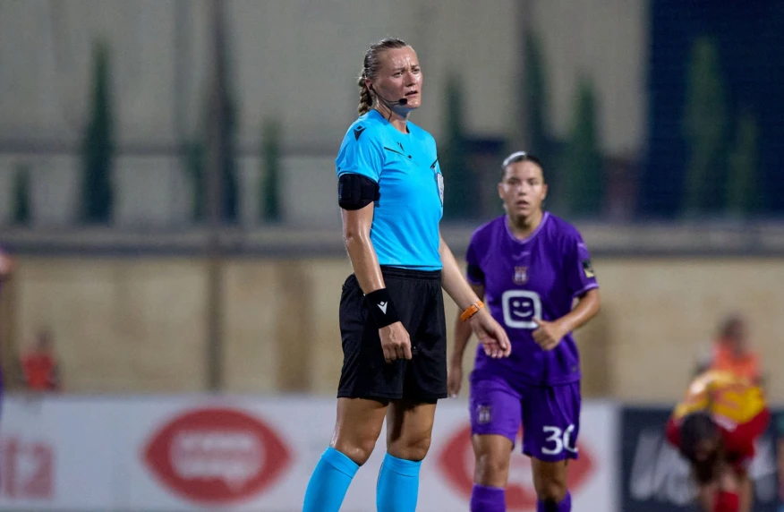 Арбитр из Казахстана получила повышение от УЕФА