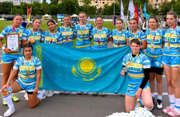 Молодежная сборная Казахстана по регби выиграла серебро турнира в Ташкенте