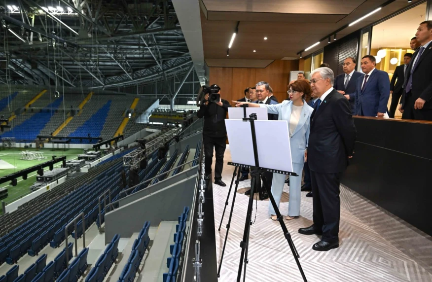 Касым-Жомарт Токаев проверил готовность объектов к старту Всемирных игр кочевников