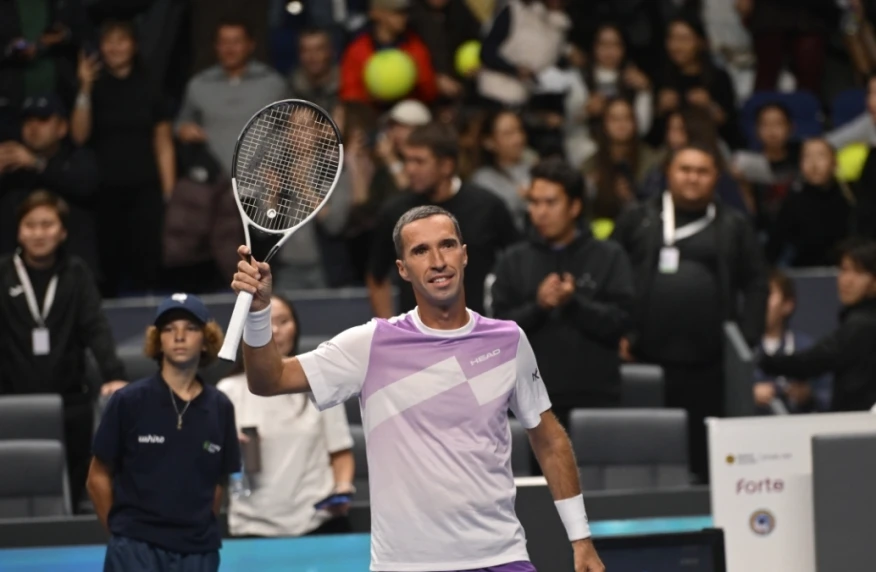 Михаил Кукушкин с победы стартовал на Almaty Open ATP 250