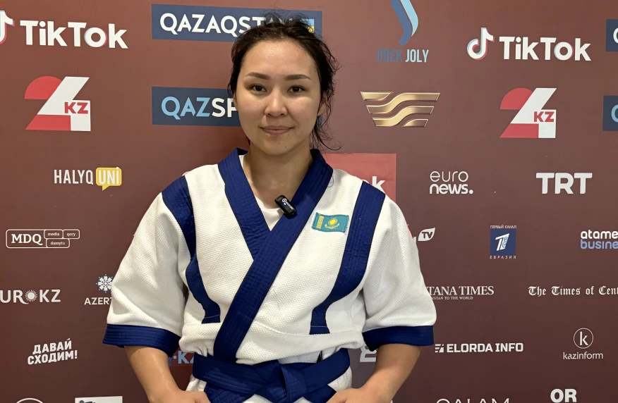 Казахстанка Зарина Сарипова стала двукратной чемпионкой Всемирных игр кочевников по казакша курес