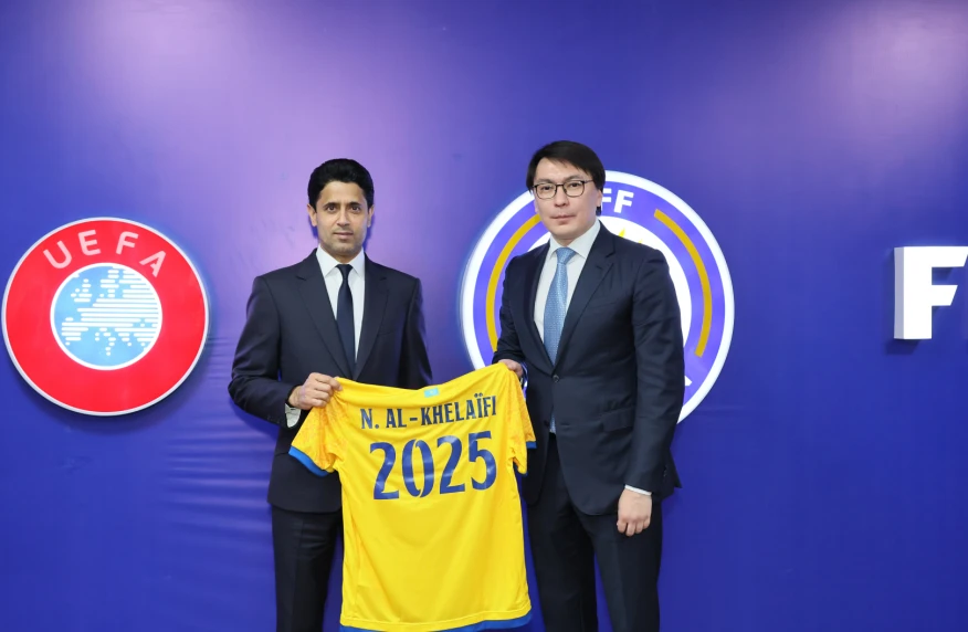 Президент ПСЖ встретился с руководством КФФ в Астане