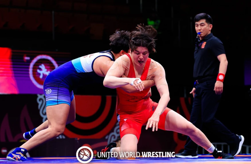 Гүлмарал Еркебаева күрестен Азия чемпионатында қола медаль жеңіп алды