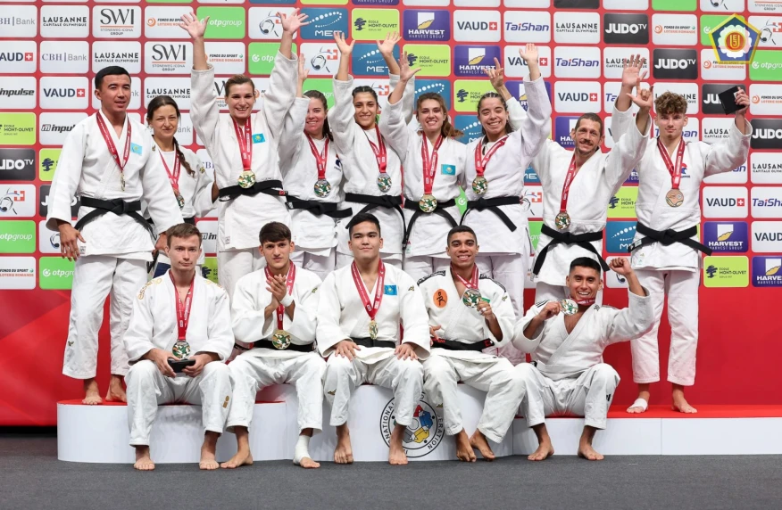 Казахстанские сурдо дзюдоисты триумфально выступпили на турнире Ecole Mont-Olivet Deaf Judo Masters