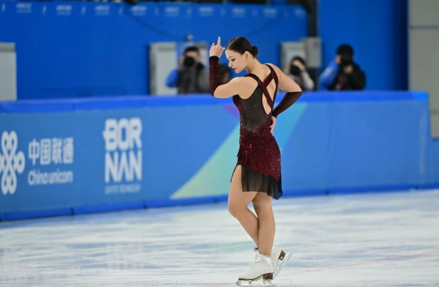 Мәнерлеп сырғанаушы Софья Самоделкина Төрт құрлық чемпионатында қысқа бағдарламада тоғызыншы орынға ие болды