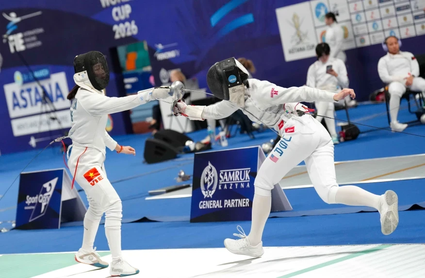 Астанада семсерлесуден Әлем кубогының екінші күні аяқталды