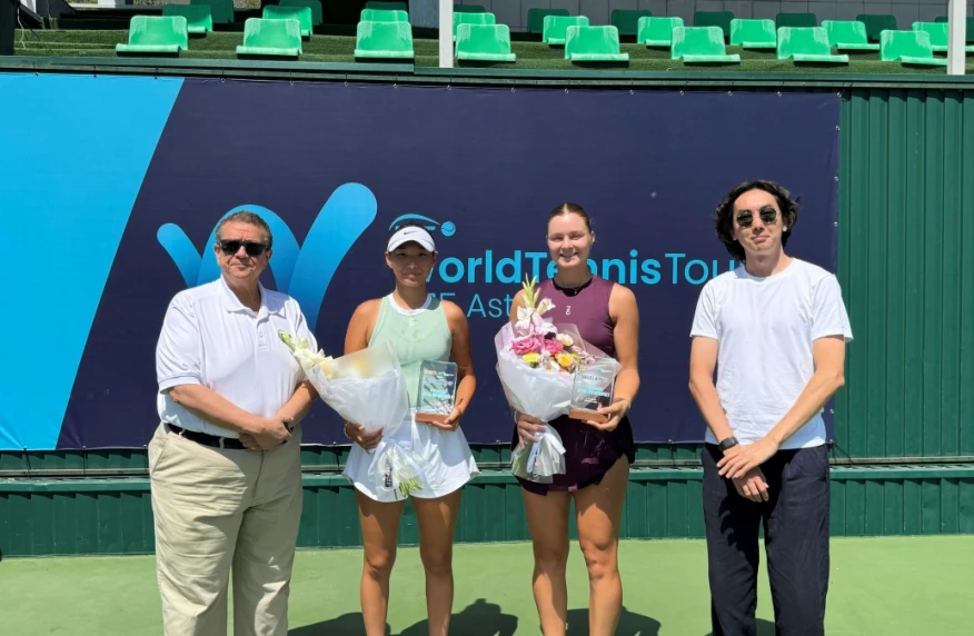 В Астане завершилась первая неделя международного турнира World Tennis W15