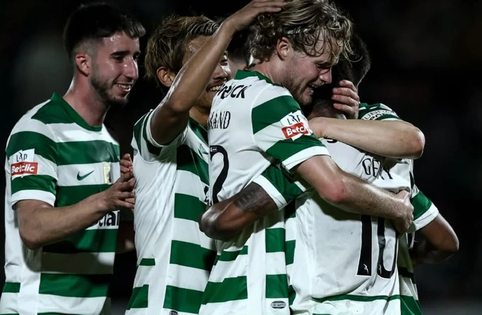 «Спортинг» уверенно обыграл «Алверку» (видео)