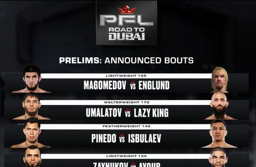 Саламат Исбулаев PFL-дің үздік жауынгеріне қарсы жекпе-жек өткізеді