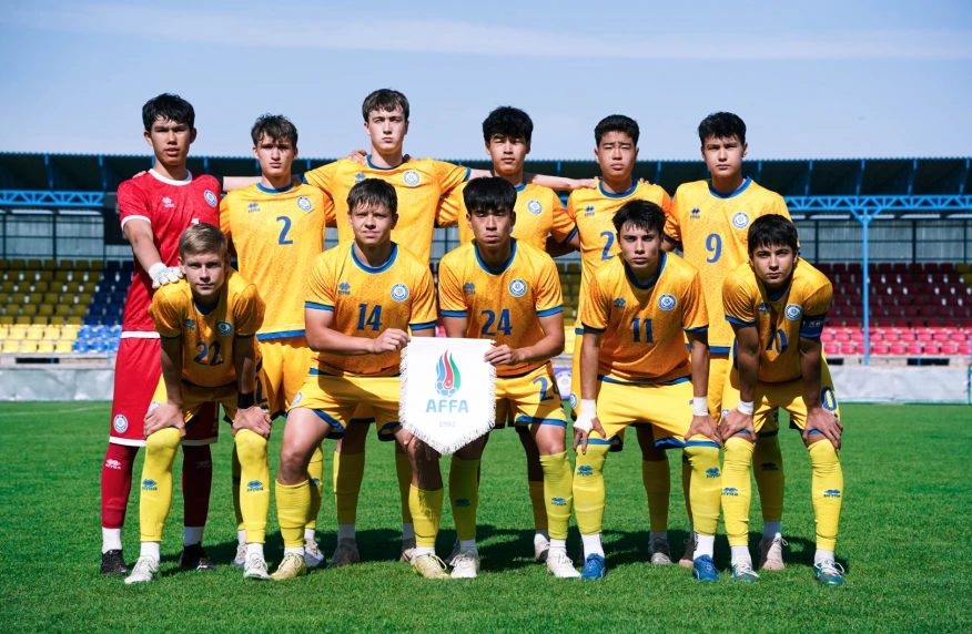 Сборная Казахстана U-16 встретилась со сборной Азербайджана U-16 на турнире Развития УЕФА
