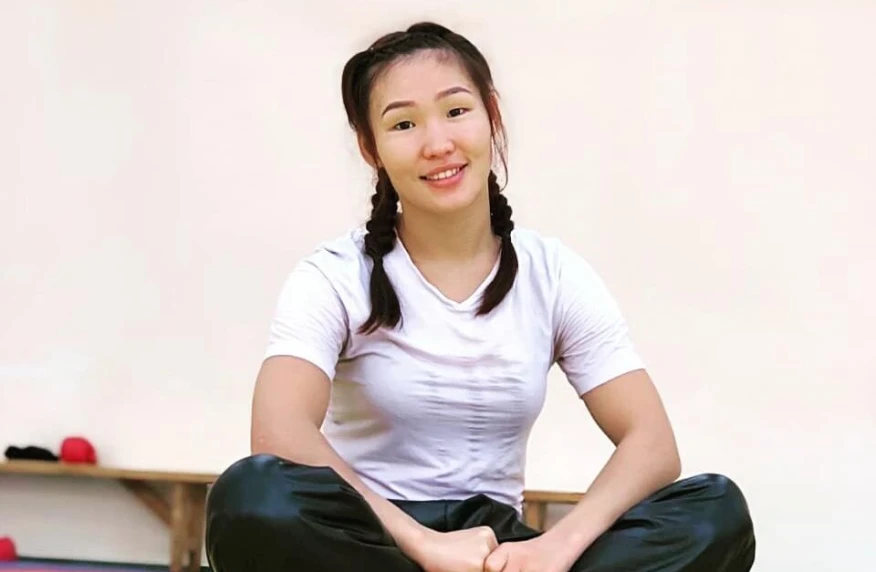 Первая победительница ВИК по казакша курес Жылкыбаева: Теперь цель – стать чемпионом мира