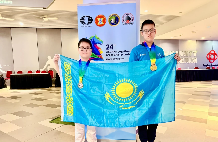 Братья Жауынбай завоевали четыре медали на 24th ASEAN+ Age-Group Chess Championships 2026