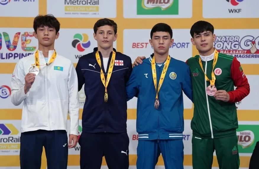 Казахстанцы завоевали четыре медали в первый день Молодежной лиги WKF в Маниле