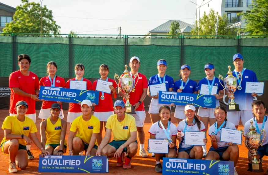 Казахстанские юниорки в семерке лучших по итогам квалификации Billie Jean King Cup