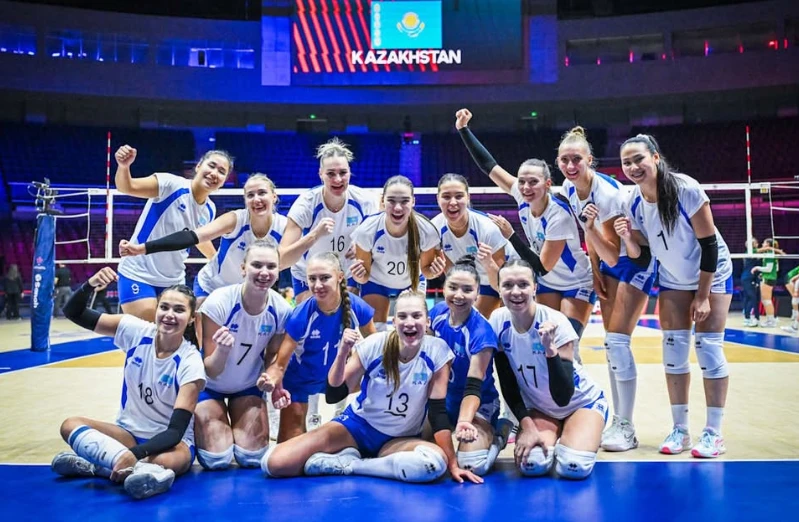 Cборная Казахстана по волейболу одержала победу на Чемпионате Азии