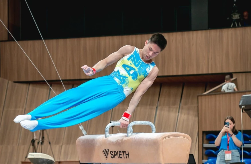 Қазақстандық гимнаст Әлем кубогы кезеңінде күміс медаль жеңіп алды