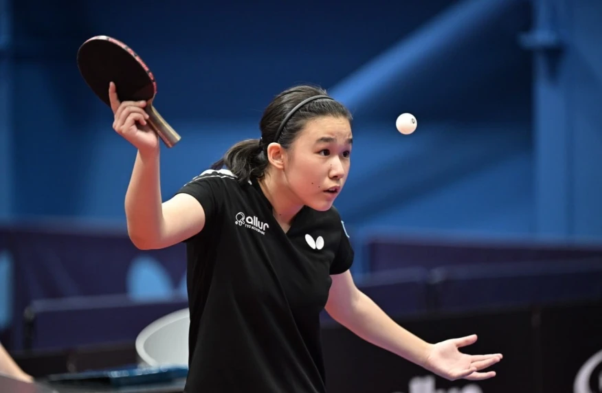 Жания Бекмухамбетова завоевала "золото" турнира по настольному теннису в Саудовской Аравии