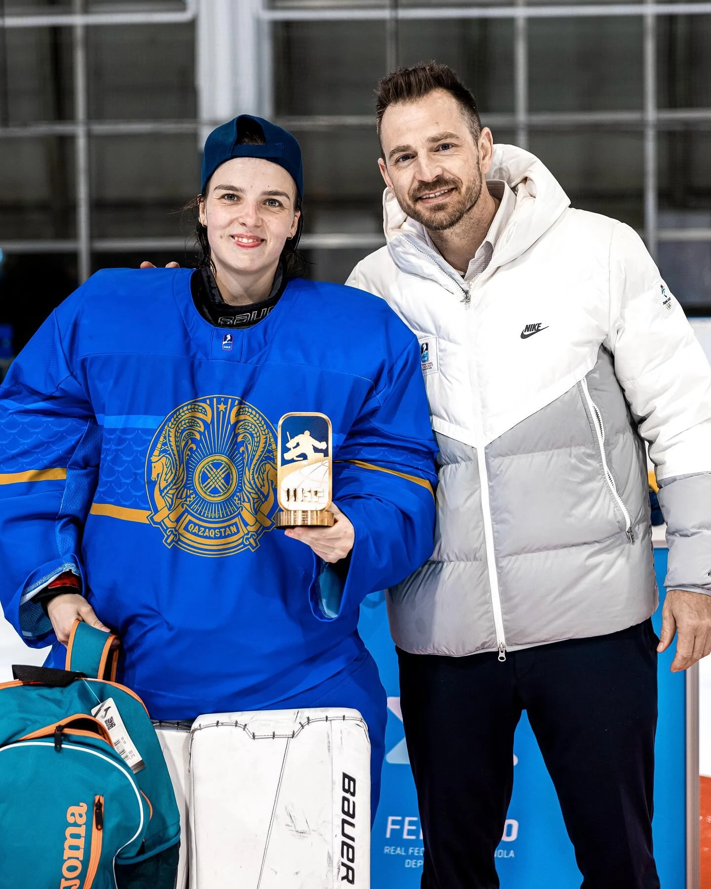 Голкипер сборной Казахстана Щеколова: В принципе не страшно, в женском хоккее у девушек недостаточно сильные броски