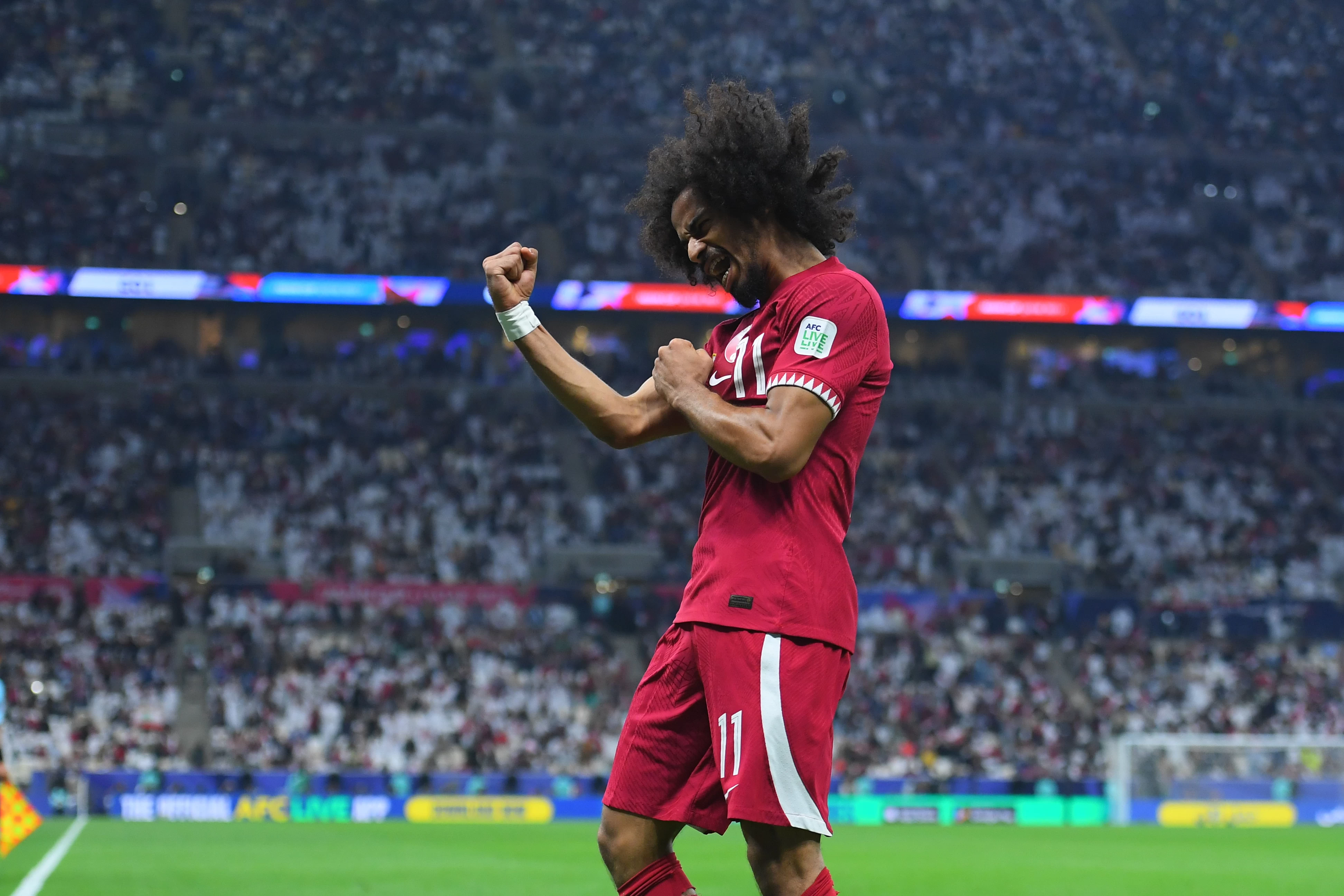 Акрам Афиф. Родился в семье эмигрантов, стал первым катарцем в Ла Лиге, разрывает второй Кубок Азии подряд