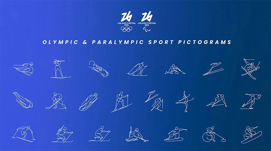 Оргкомитет зимней Олимпиады-2026 показал официальные пиктограммы видов спорта