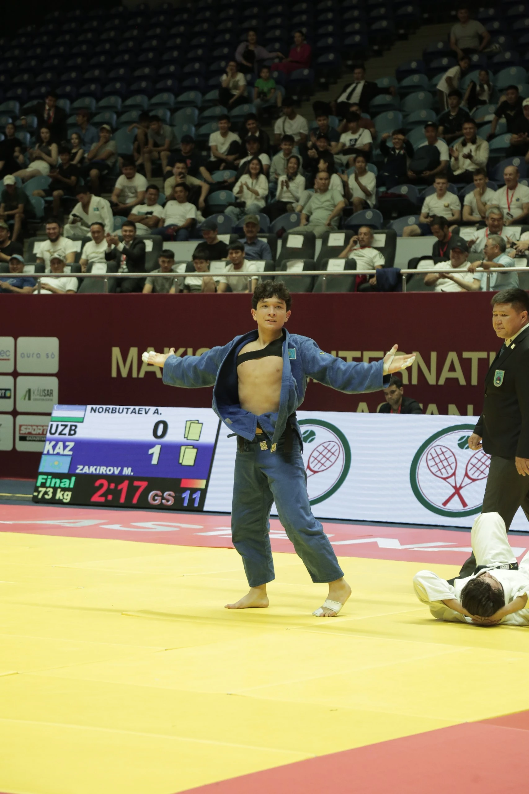 В Астане прошел международный турнир по дзюдо среди молодежи