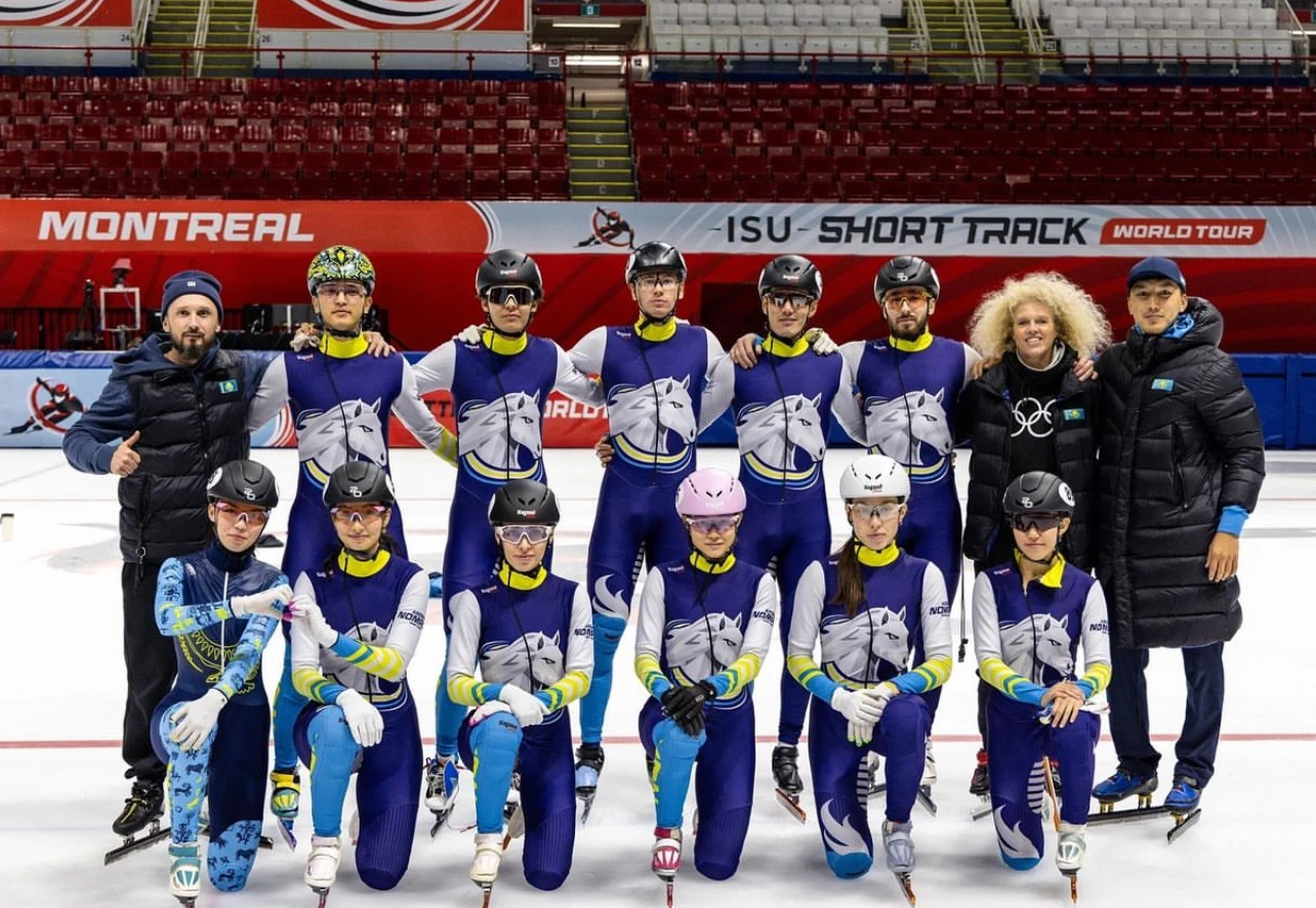 «Kazakh Nomads» выступят в новой форме на Мировом туре по шорт-треку