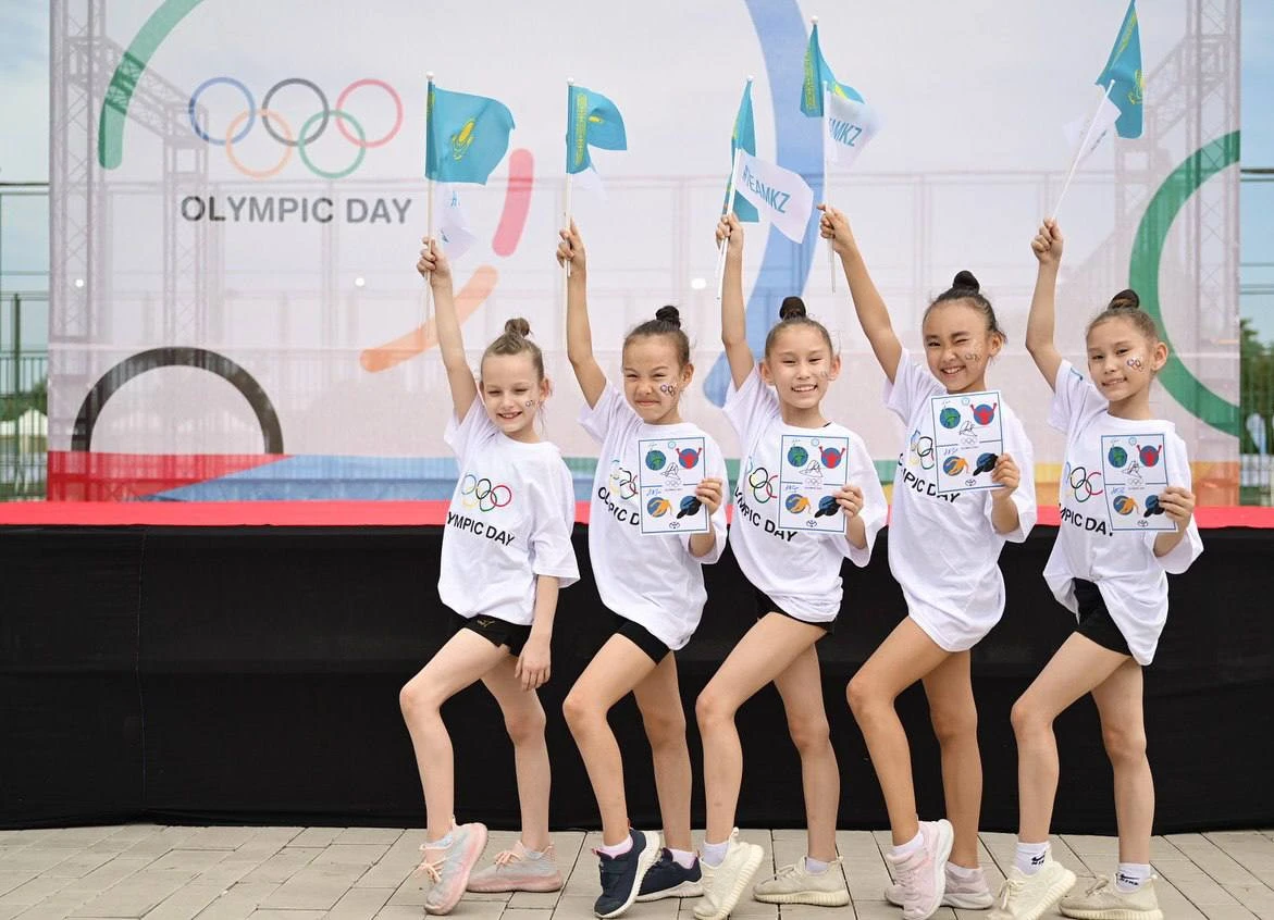 В Казахстане отметили Международный Олимпийский день